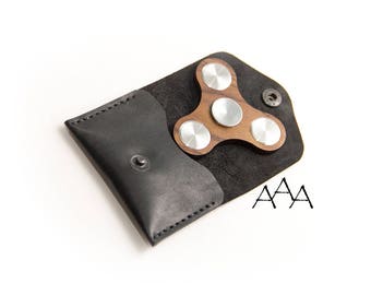 Fidget Spinner Stainless steel Wooden EDC Handmade leather case Metal Fidget Spinner Hybrid ceramic bearing Hand fidget spinner wooden toy