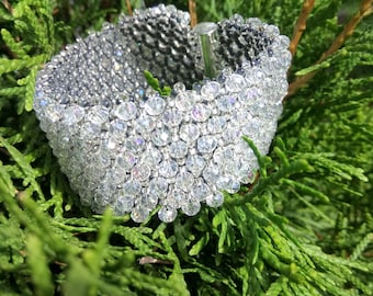 Very sparkling handmade bracelet