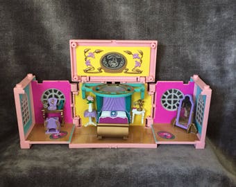 Vintage Polly Pocket deluxe dream builders mansion bedroom
