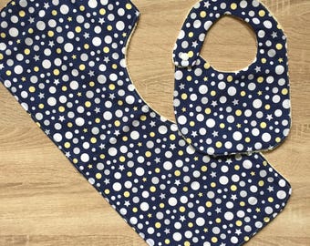 Bib and Burp Cloth Set for Baby