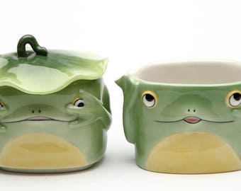 Fairy Frog Sugar and Creamer Set (61532)