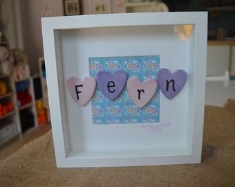 Baby Name Ceramic Keepsake