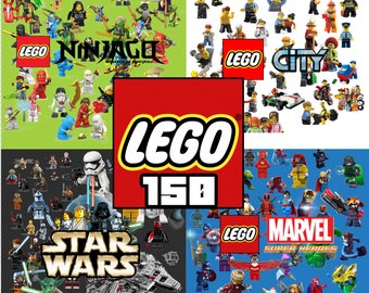 150 Lego ClipArt - Digital , PNG, image, picture, oil painting, drawing,llustration, art , birthday,handicraft 300 DPI, 300 PPI
