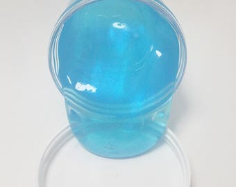 6 oz Iridescent Blue slime FREE SHIPPING!