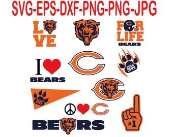 Chicago Bears.Svg,eps,dxf,png.