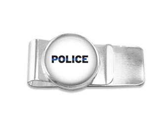Police money clip policeman money clip police officer money clip wedding party gift mens money clip custom photo money clip groomsmen gift