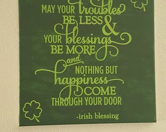 Irish Wedding Blessing Print Downloadable Irish Wedding