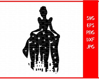 Cinderella castle Svg, princess castle Svg, SVG Design for Silhouette, Svg Cutting Files-Svg Files for Cricut, Cinderella Svg, Princess SVG