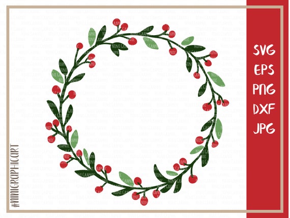 NOEL wreath SVG dxf EPS Png Christmas Ornament dxf cut