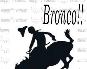 Ride That Bronco! svg, png
