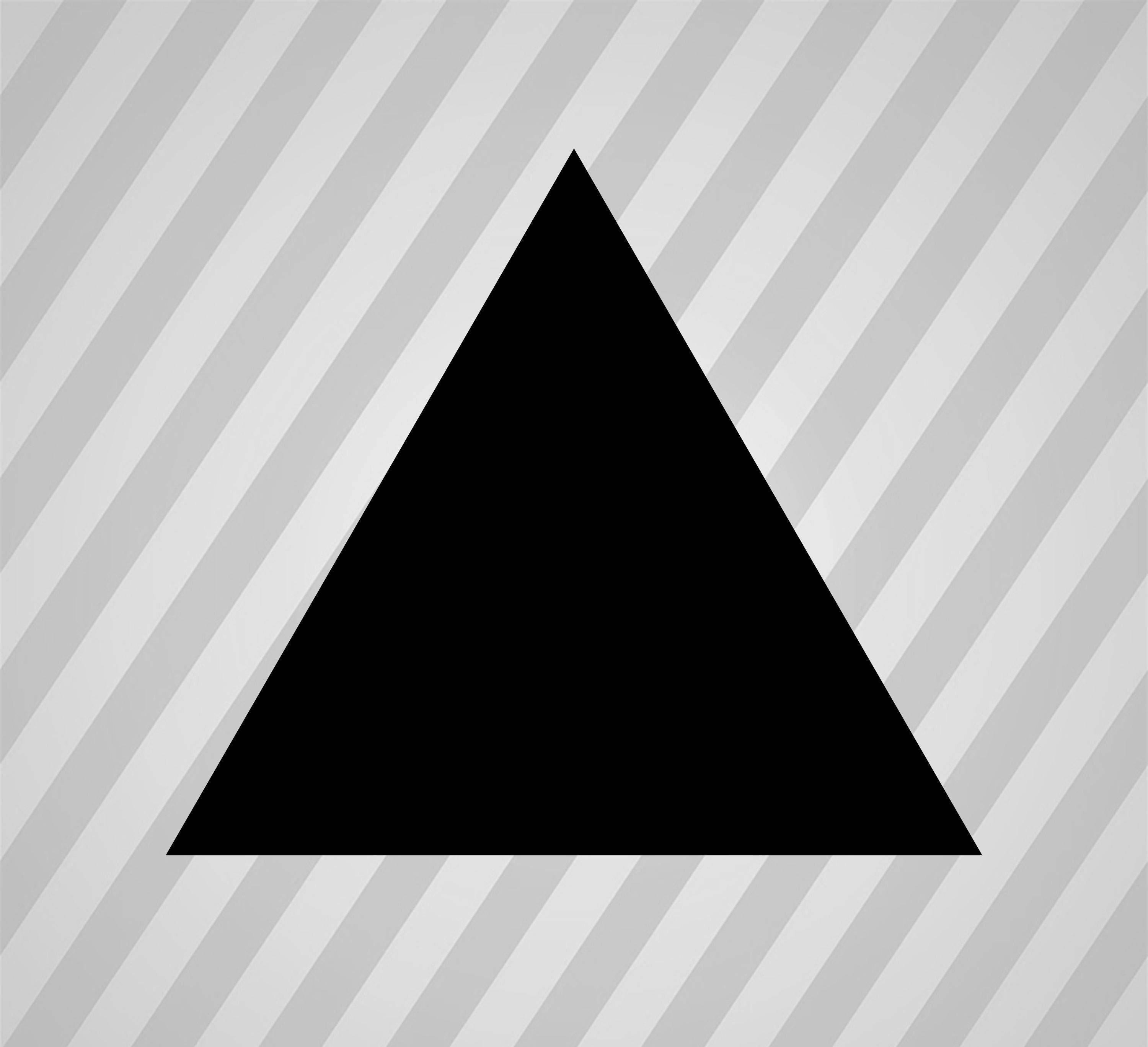 Triangle Silhouette Svg Dxf Eps Silhouette Rld RDWorks Pdf