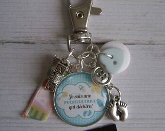 Keychain or bag charm "Taken"