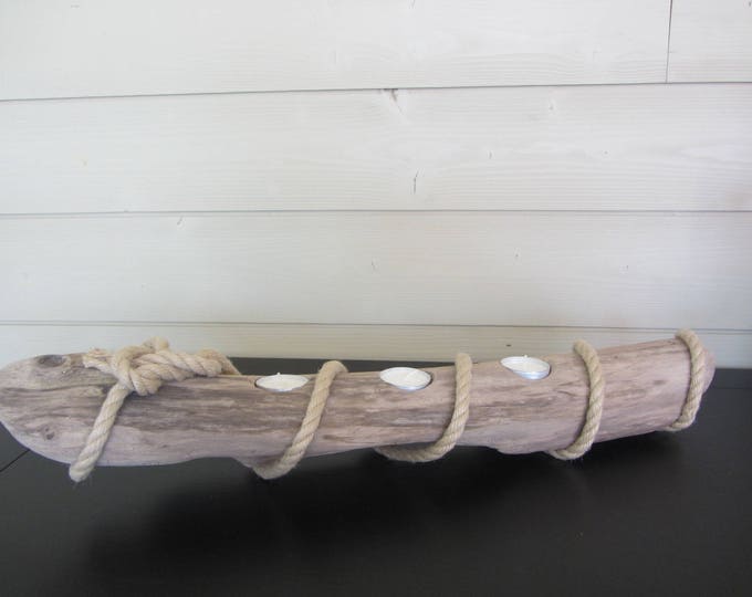 N1 Driftwood candle holder