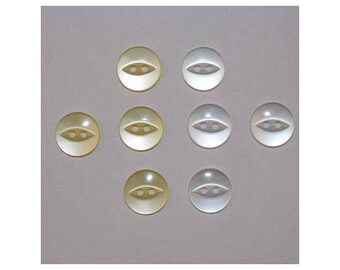 40 x buttons basic 14 mm 2 holes set N - 000823