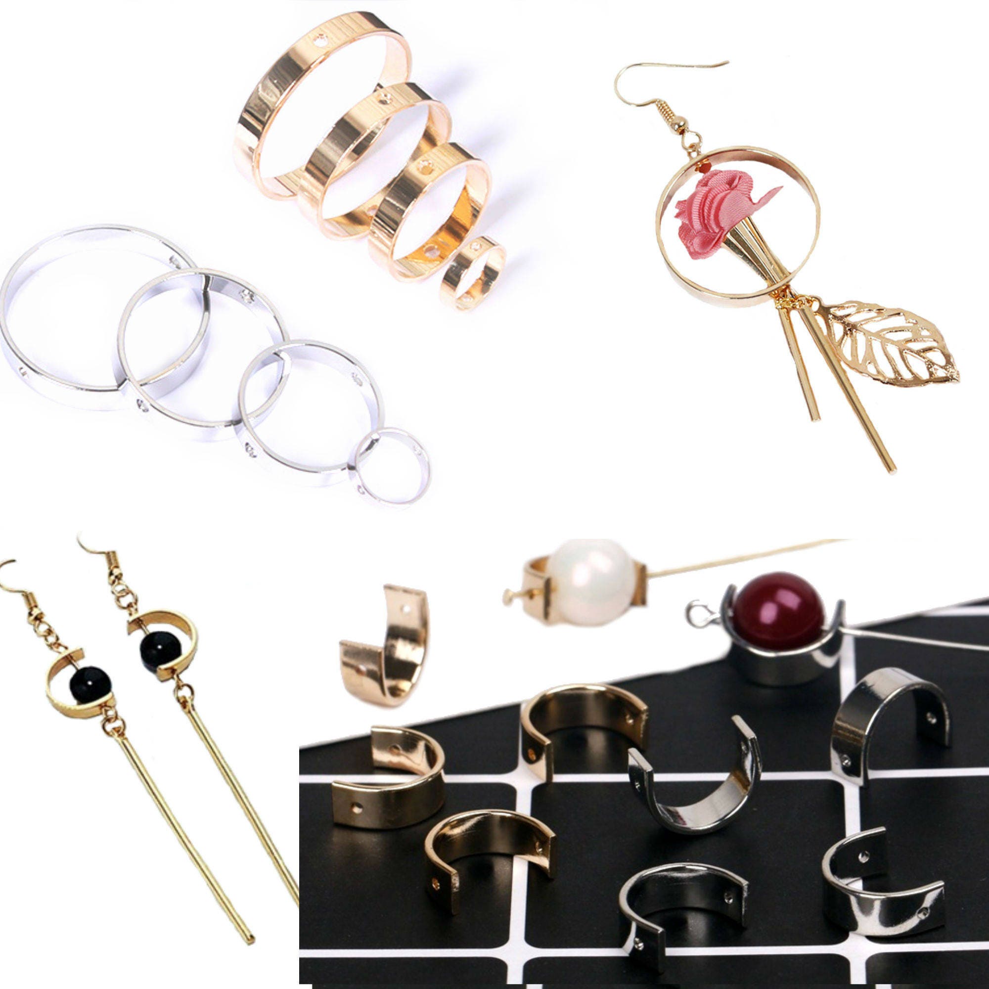 Earrings Making Hoop Earring Charms DIY earring Charms Open