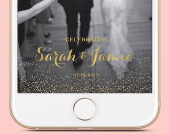 Snapchat Geofilter Wedding: Custom Geofilter, Snapchat Geofilter, Personalized Geofilter, Wedding Snapchat Filter, Custom Wedding, gift,