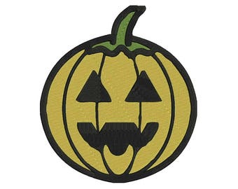 Pumpkin Embroidery Design - 4 sizes and 6 formats