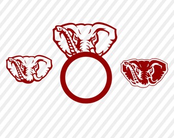 alabama crimson tide svg, crimson tide cuttable digital file, cricut file, silhouette files, svg cutting files, university alabama logo svg