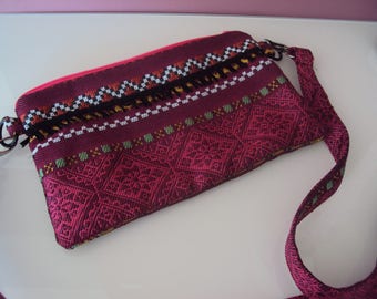 Pink Bohemian bag/pouch