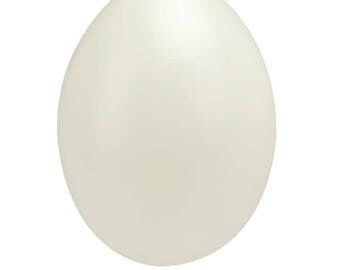 Lot 10 plastic eggs to decorate 6 cm - Glorex - Ref 62250110