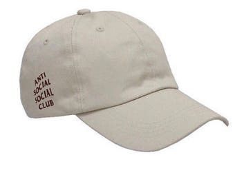 Off white anti social social club dad hat