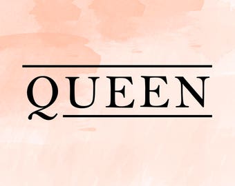 Queen svg | Etsy