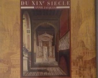Art book "the 19th century architectural drawings.
