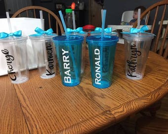 Personalized Plastic Cups