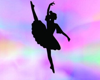 Ballerina SVG, ballet svg, dancer svg, dance svg, girly svg, princess svg, girl svg, ballet svg, svg silhouette files, svg files for cricut