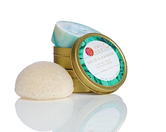 True North - Purifying Solid Cleanser & Natural Sponge
