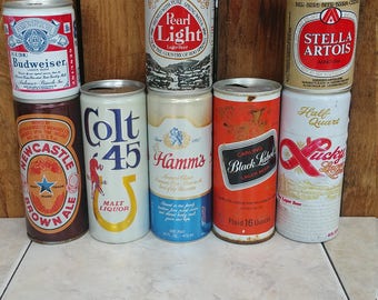 Vintage beer cans | Etsy