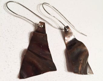 Copper Patina Earrings
