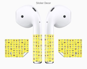 AirPods Stickers SpongeBob SquarePants, 2-Sets, Wraps, Skin, Cover, Decal