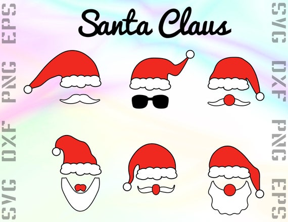 Download Santa SVG File Santa Cricut SVG Santa Dxf Santa Cutting