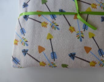 Flannel Receiving Blanket - Arrow blanket