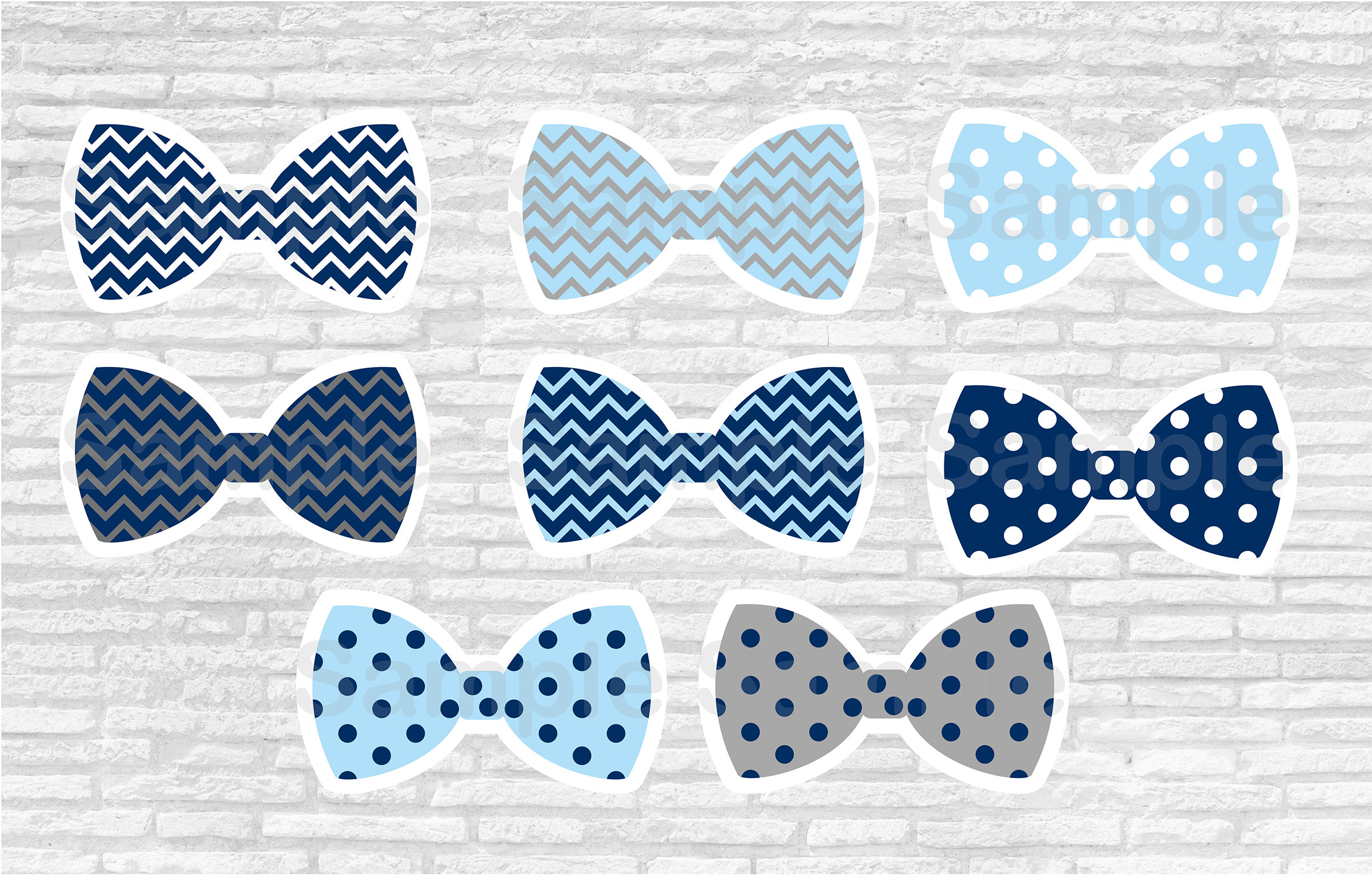 bow tie cut outs little man baby shower chevron bow tie