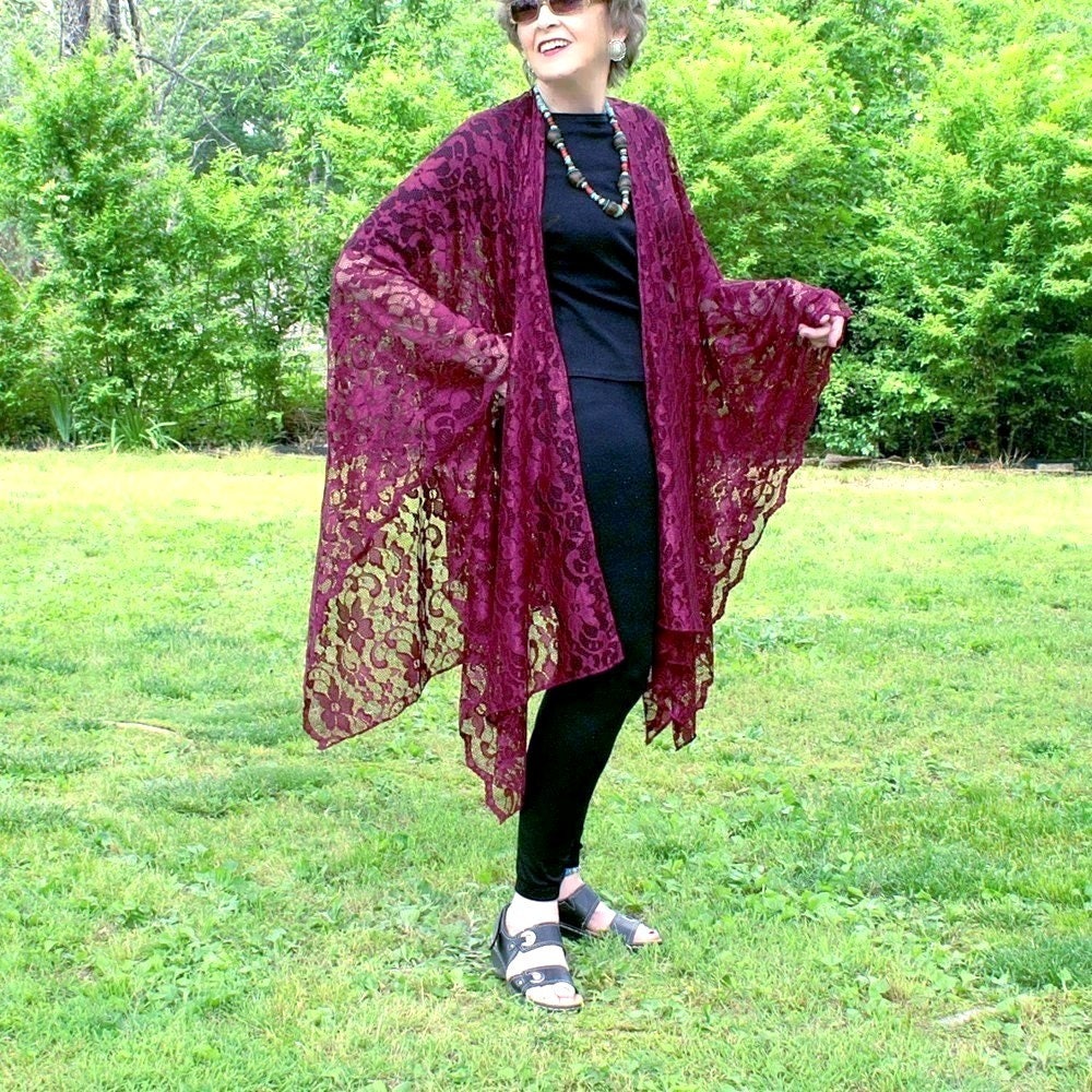 how to wear a poncho wrap shawl