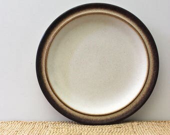 Denby Sahara salad plate, 1970s English stoneware.