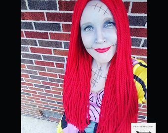 Sally nightmare before christmas wig uk