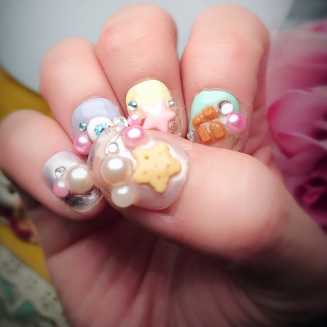 Holiday nail Christmas nails kawaii nail Japanese 3D nail