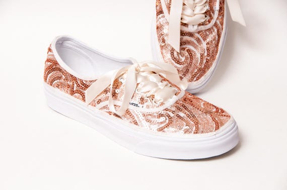 vans rose gold vans rose gold