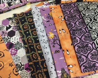 Halloween Fabric Bundle/Halloween Fabrics/Fat Eighth Bundle/Fat Quarter Bundle/Quilting