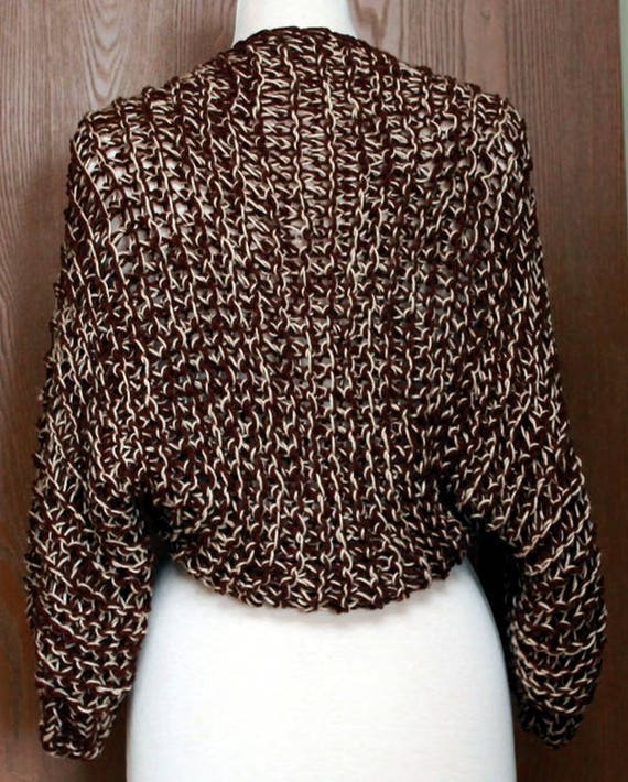 Knit Wool Shrug Womens Shrug Hand Knit Shoulder Wrap
