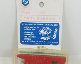 Vintage Boye Yarn Bobbins 10 Pack Item #1028