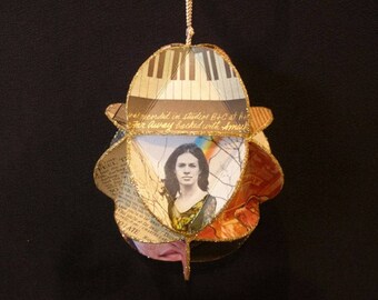 Carole King Album Cover Ornament Made Of Record Jackets