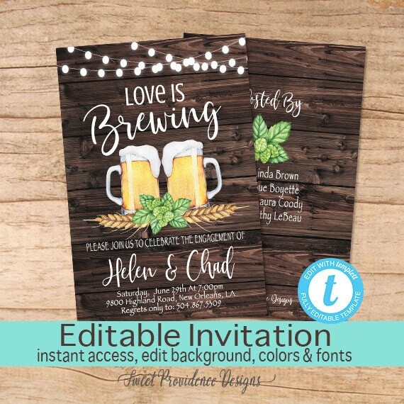 Love Is Brewing Invitations 5