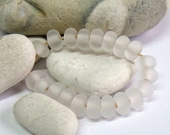 Frost, Lampwork Spacer Beads, SRA, UK