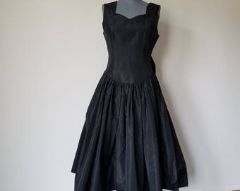 Black Backless Full Length Gown