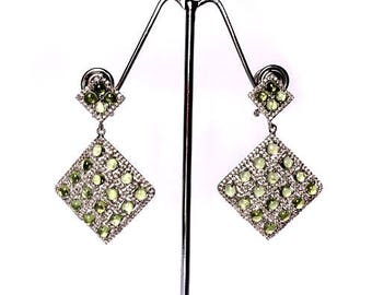 Miramar Sterling Silver Earrings plated in Rhodium main image 1