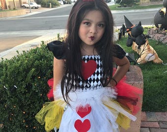 Queen of heart tutu dress